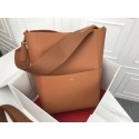 Celine SEAU SANGLE Cabas Bags Original Calfskin Leather 3369 Brown Tl5019CD62