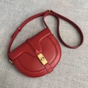 Cheap CELINE SMALL BESACE 16 BAG IN SATINATED CALFSKIN CROSS BODY 188013 RED Tl4962sZ66