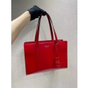 Designer Replica Prada Re-Edition 1995 brushed-leather medium handbag 1BA350 red Tl5802CF36