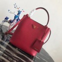 Imitation High Quality Prada Double Saffiano leather bag 1BA212 red Tl6533Bo39