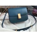 Knockoff Celine Classic Box Flap Bag Smooth Leather C20447 Blue Tl5171tU76
