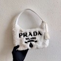 Prada Re-Edition 2000 terry mini-bag 1NE515 white Tl5890ki86