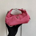 Prada Re-Edition 2005 nylon shoulder bag 1BH172 pink Tl6126ED90