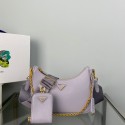 Prada Re-Edition 2005 Saffiano shoulder bag 1BH204 Lavender Tl5762TL77