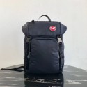Prada Re-Nylon backpack 2VZ135 black&red Tl6215lk46