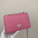 Prada Saffiano leather mini shoulder bag 2BD032 pink Tl6115dV68