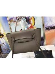 Celine Belt Bag Original Litchi Leather C3349 Grey Tl5159hk64