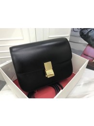 Celine Classic Box Flap Bag Original Calfskin Leather 3378 Black Tl5042nE34