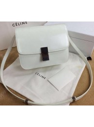 Celine Classic Box Small Flap Bag Smooth Leather C11042 OffWhite Tl5196rf34