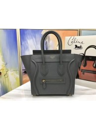 Fake Celine Luggage Micro Tote Bag Original Leather CLY33081M Deep Grey Tl5081EQ38