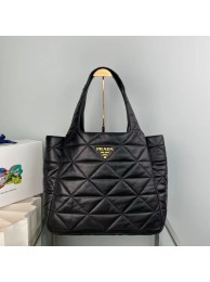 Fake Prada Padded nappa tote bag 1NG599 black Tl5680ny77