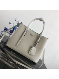 First-class Quality Prada Saffiano original Leather Tote Bag BN2838 white Tl6393Sf41