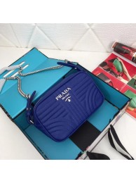 Hot Prada Calf leather bag 183 blue Tl6411Nm85