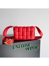 Imitation Bottega Veneta Small Padded Cassette 717506 red Tl16624SU87