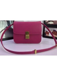 Knockoff Best Celine Classic Box Flap Bag Calfskin Leather C88008 Rosy Tl5186sm35