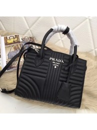 Luxury Prada Calf leather bag 1BA045 black Tl6429kp43