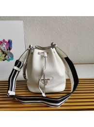Luxury Prada leather Shoulder Bag 1BE060 white Tl5671Px24