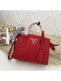 Prada Calf leather bag 1BA045 red Tl6428fo19