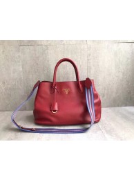 Prada Calf leather bag BN1579 red Tl6462Il41