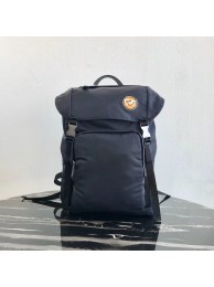 Prada Re-Nylon backpack 2VZ135 black&orange Tl6216mm78