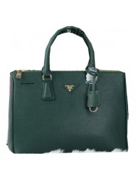Prada Saffiano Calfskin Leather Tote Bag PBN2274 Green Tl6624EB28