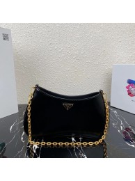 Prada Saffiano leather shoulder bag 2BC148 black Tl6063fo19
