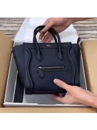 Replica Fashion Celine Luggage Original Leather Mini Tote Bag 88022 Black Tl4853HM85