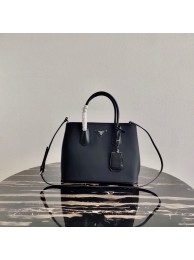 Replica Prada Nylon Top Handbag 1BG775 Black Tl6012YP94