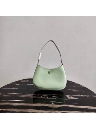 Replica Prada Saffiano leather shoulder bag 2BC499 green Tl6061sA83
