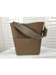 Top Celine SEAU SANGLE Cabas Bags Original Calfskin Leather 3369 Grey Tl5021eo14