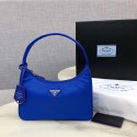 AAA Replica Prada Re-Edition 2000 nylon mini-bag 1NE515 Electro optic blue Tl6152cf50
