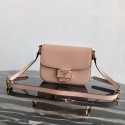 Best 1:1 Prada Embleme Saffiano leather bag 1BD217 pink Tl6305eT55
