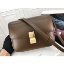Celine Classic Box Flap Bag Original Calfskin Leather 3378 Khaki Tl5039zS17