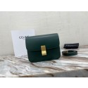 Celine Classic Box Teen Flap Bag Original Calfskin Leather 3379 Dark Green Tl4737XW58