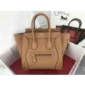 Celine Luggage Micro Tote Bag Original Leather CLY33081M Apricot Tl5080rf73