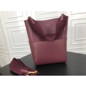 Celine SEAU SANGLE Cabas Bags Original Calfskin Leather 3369 Wine Tl5020dV68