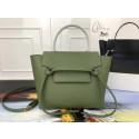 Celine Small Belt nano Bag Original Leather 98310 green Tl5027jf20