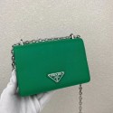 Copy 1:1 Prada Saffiano leather mini shoulder bag 2BD032 green Tl6118xD64