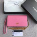 First-class Quality Prada Saffiano Leather Mini Bag 1HZ029 pink Tl6507VJ28