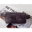 Imitation Bottega Veneta CASSETTE Mini intreccio leather belt bag 651053 Burgundy Tl16788AI36