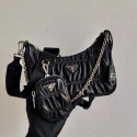 Imitation Cheap Prada Re-Edition 2005 leather bag 1BH20 black Tl6018fV17