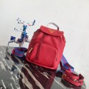 Imitation Prada original Leather backpack 1BZ035 red Tl6404SU87