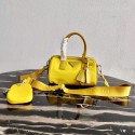 Imitation Prada Re-Edition 2005 top-handle bag 1PR846 yellow Tl6159Fo38