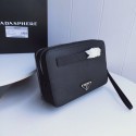 Imitation Prada Saffiano Leather Bag P23698 Black Tl6035QN34