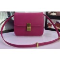 Knockoff Best Celine Classic Box Flap Bag Calfskin Leather C88008 Rosy Tl5186sm35