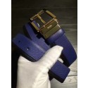 Knockoff Prada Leather Belt PD0806 Blue Tl7503WW40