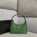 Knockoff Prada Re-Edition nylon Tote bag 91204 green Tl6282yK94