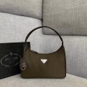 Luxury Prada Re-Edition nylon Tote bag 91204 Khaki Tl6284Lv15