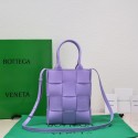 Luxury Replica Bottega Veneta Mini Cassette Tote Bag 709341 Wisteria Tl16730vv50