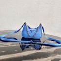 Luxury Replica Prada Re-Edition nylon mini shoulder bag 1TT122 blue Tl6145vv50